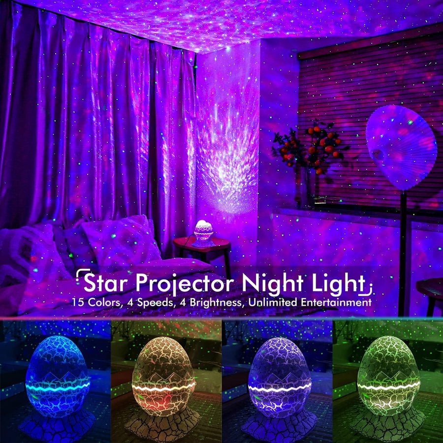 SUMKEA Star Projector, Dinosaur Egg, Oceanwave Star